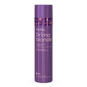 Серебристый шампунь для холодных оттенков блонд PRIMA BLONDE